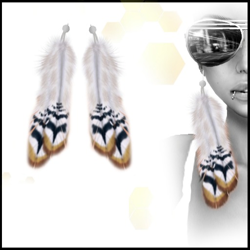 - knit - kytorre feather earrings 7