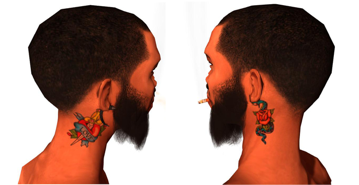 :Morray: Tattoo Neck Love