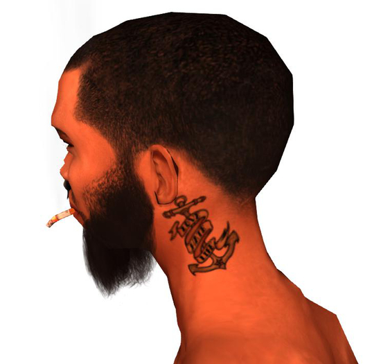 :Morray: Tattoo Neck Anchor