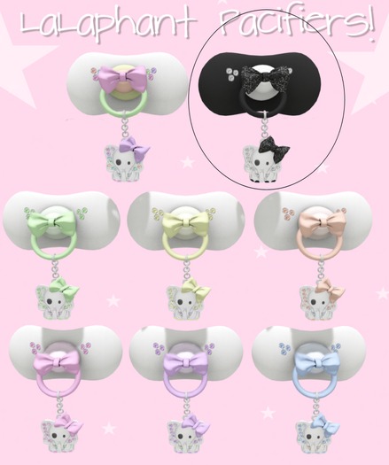 Candii Kitten - Lalafant Paci *Goth Glitter*