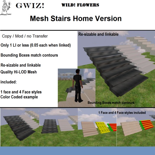 Gwiz! Mesh Stairs