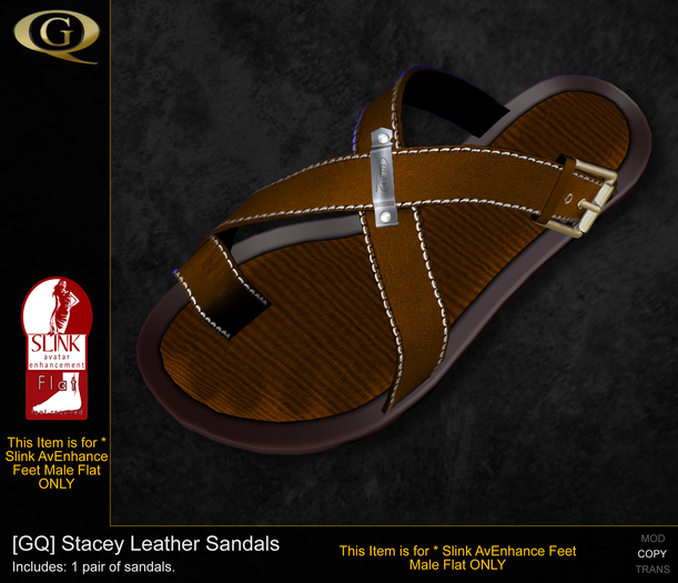 [GQ] Stacey Leather Sandals v1.2 - Brown