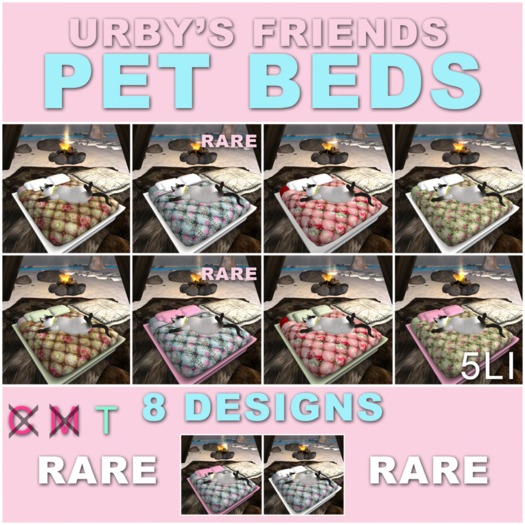 :Urby's Friends: Pink & Blue RARE