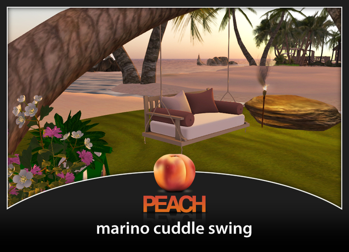Peach marino cuddle swing 