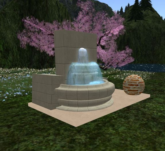 fountain 'n wall 