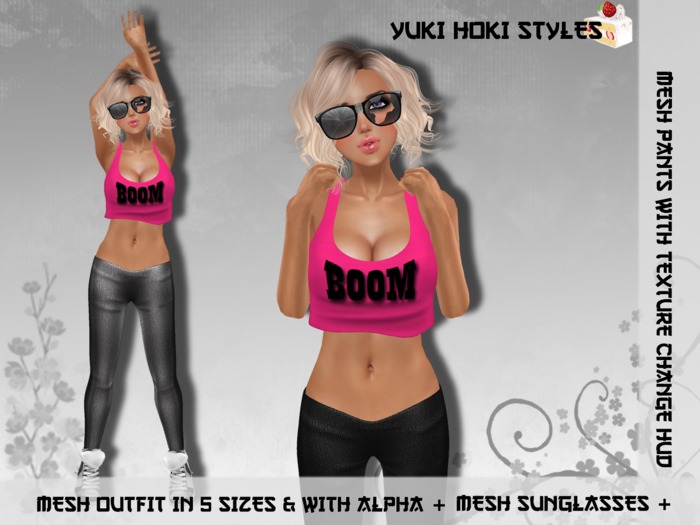 YHS Mesh BOOM Girl Pink