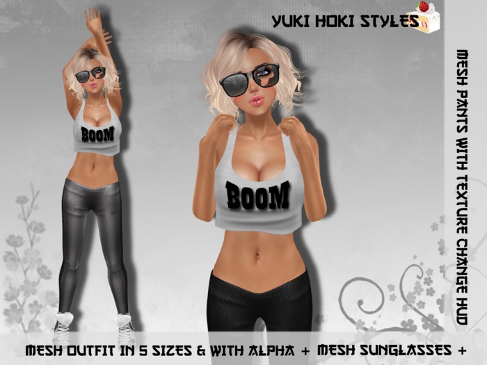 YHS Mesh BOOM Girl White