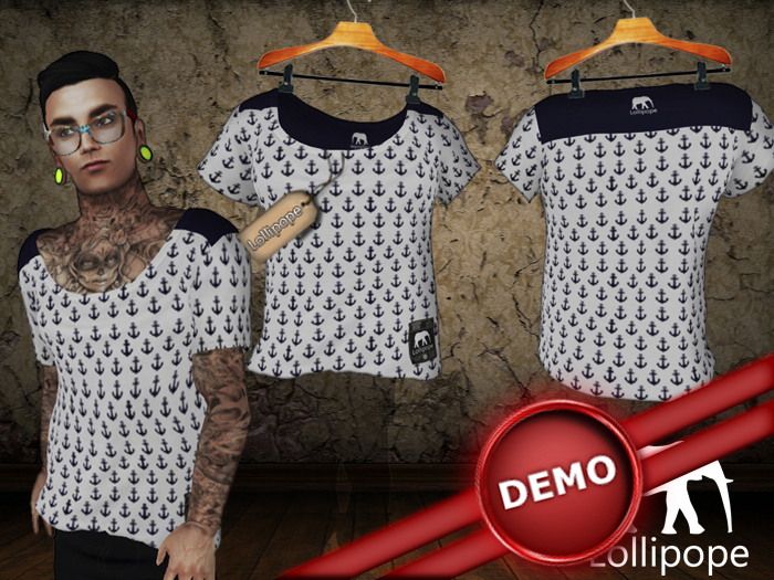 DEMO Lollipope - Blue_White Ancora Blue