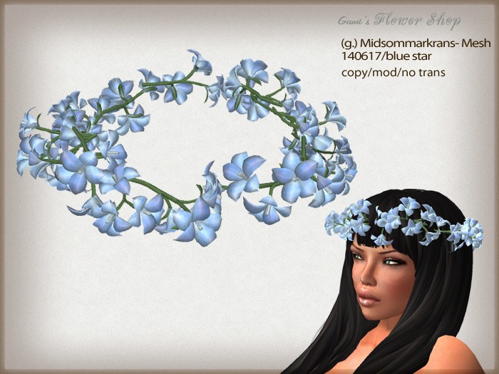(g.) Midsommarkrans - Mesh / 140617 Blue Star