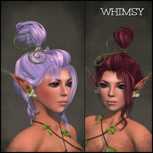 Whimsy Hair *COLOURS* - OakLeaf Hair - rigged mesh
