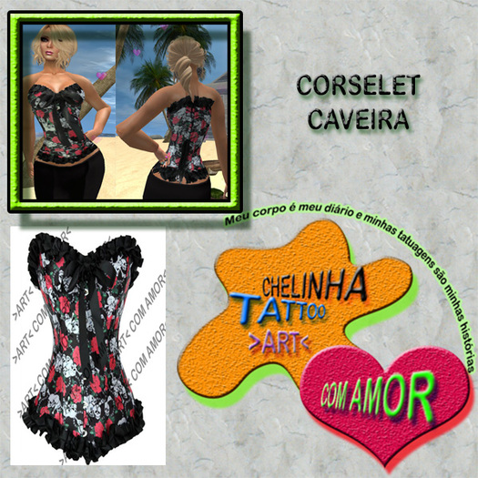 CORSELET SKULL