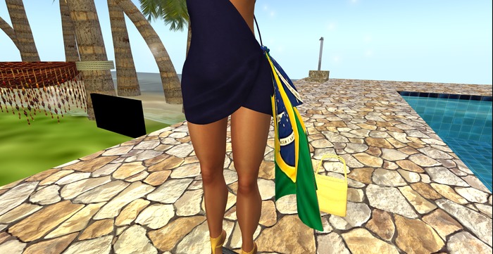 Bandeira do Brasil/cintura - Vera kaur