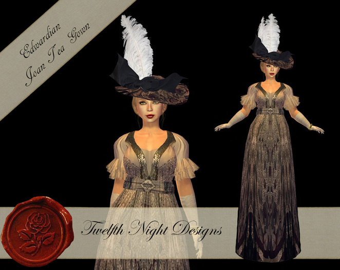 Edwardian Joan Tea Gown