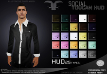 " Social Toucan Shirt " HUD 25 Type/mod