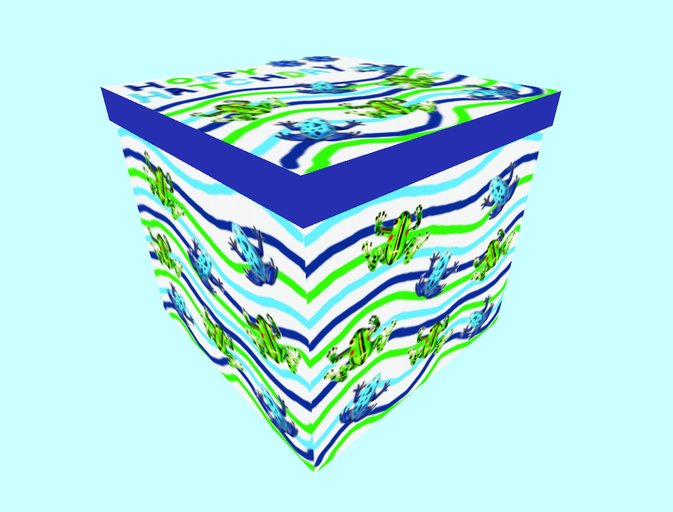 Frogs Birthday Gift Box