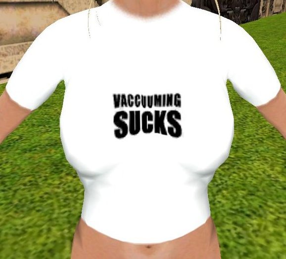 Vaccuuming Sucks T-Shirt