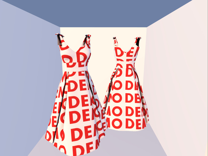 {T.D.} Retro Dress DEMO