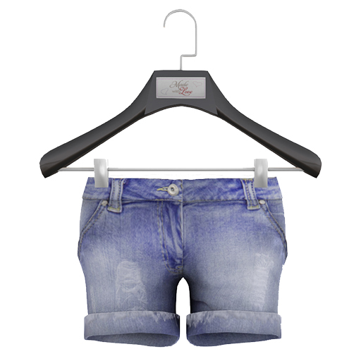 [Made With Love] Ripped Jean Shorts BOXED