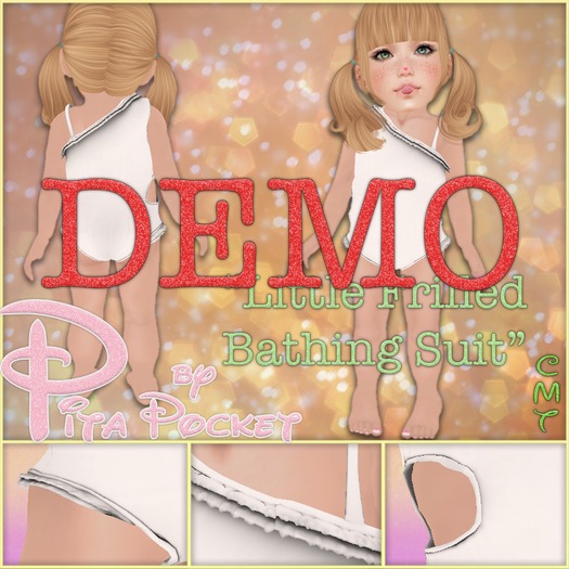 {PiPo} Little Frilled Bathing Suit DEMO