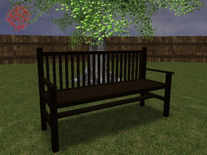 [RGB] Mesh Park Bench Brown