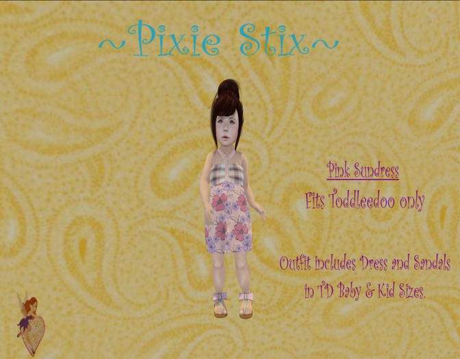 {Pixie Stix} Pink Sundress TD