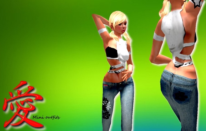 Mini outfits: Jeans Outfit ~ 9 ~ Full Perm