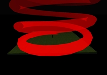 Mw Mega light coils red animated neon lighting scripted