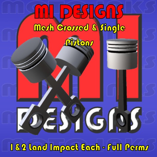 MI Single/Crossed Pistons(boxed)