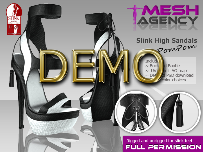 SLINK High Sandal "PomPom"DEMO