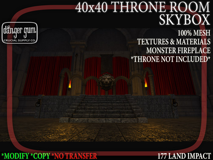 40x40 Throne Room Skybox