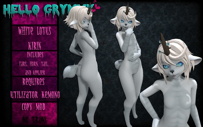 Hello Grymmy! Orange Hibiscus Kirin Mod!