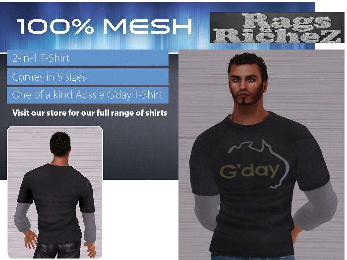 Gday olive Tshirt  R2R-01OL