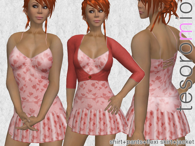 *tesoromio*flowerDressRed