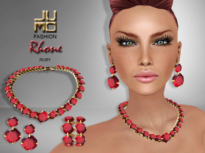 .:JUMO:. Rhone Jewelry Set Ruby
