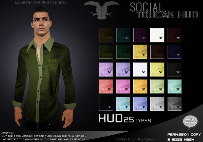 " Social Toucan Shirt " HUD 25 Types]
