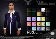 " Social Toucan Shirt " HUD 25 Types