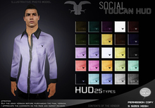 " Social Toucan Shirt " HUD 25 Custom Types