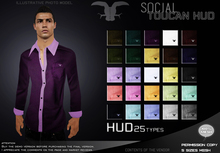 " Social Toucan Shirt " HUD 25 Types