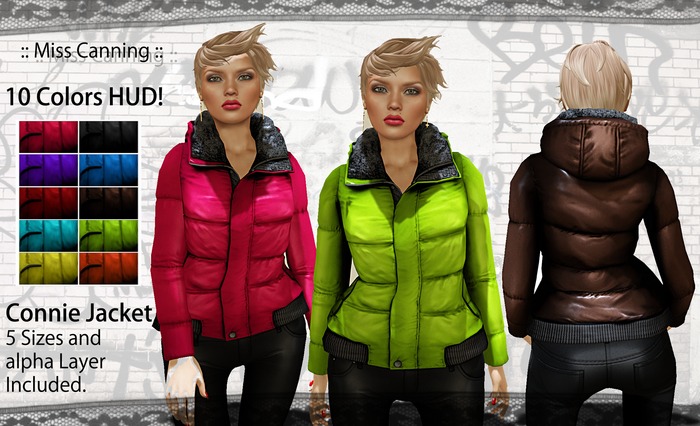 :: Miss Canning :: [ Connie Jacket] 10 Colors HUD!