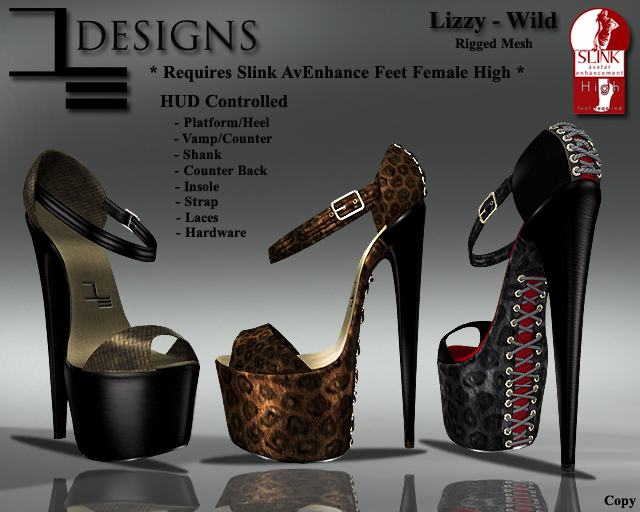 DE Designs  - Lizzy Heels - Wild