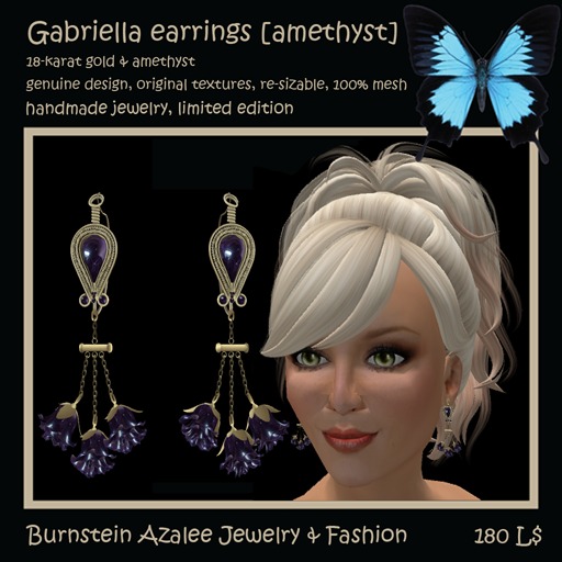 Gabriella Amethyst Earrings