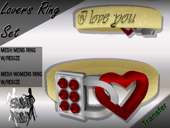 S&W LOVERS RING SET
