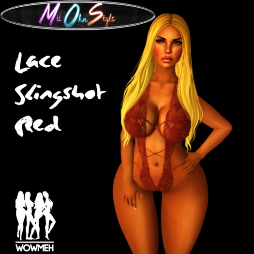 **MOS** Lace Slingshot Black Wowmeh