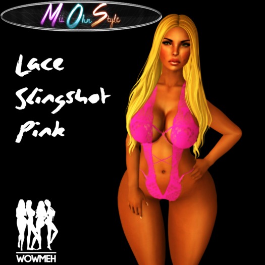 **MOS** Lace Slingshot Black Wowmeh