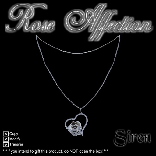 Rose Affection Necklace (Boxed)