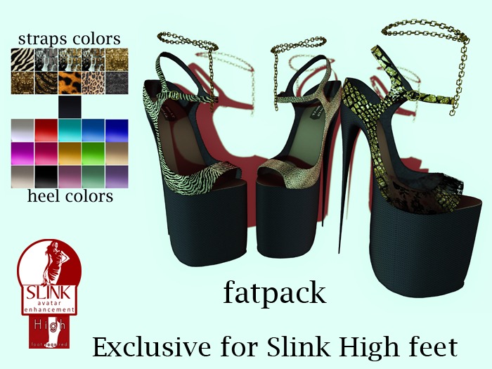 Miss LT Alta2 mesh platform - SLINK HIGH FEET FATPACK