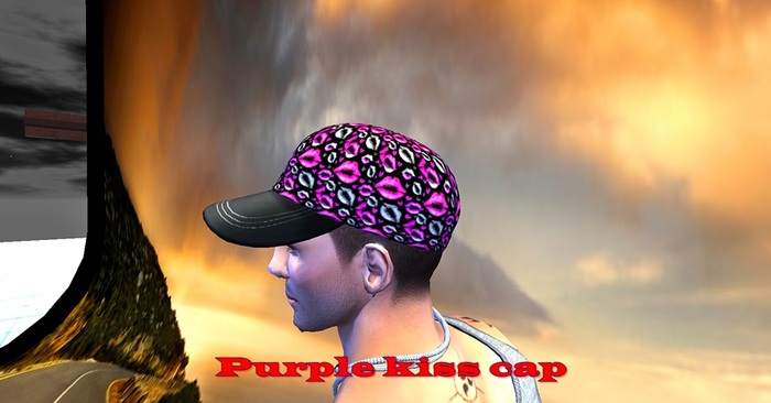 Purple kiss cap