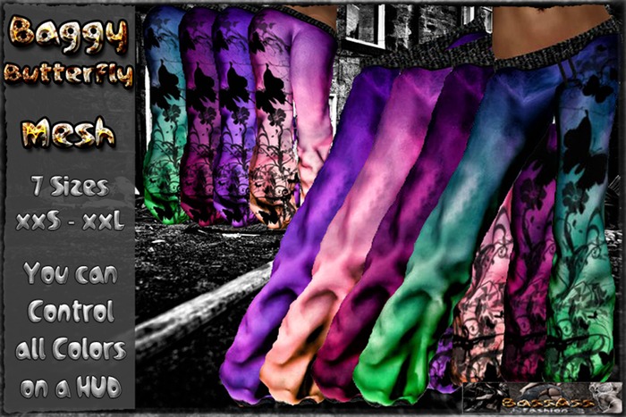 ..::BassAss::.. -Baggy *Butterfly*[Mesh]