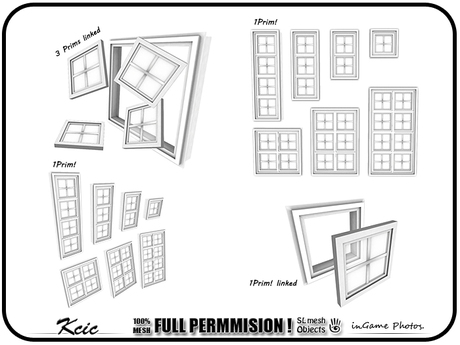 Second Life Marketplace - Kcic 100%Mesh - Full Permission ! 1Prim ...