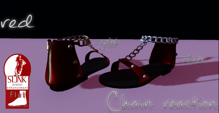 MESH red chain reaction flats
